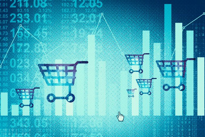 Online sales illustration