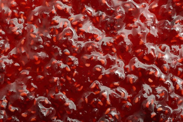 Strawberry jam background