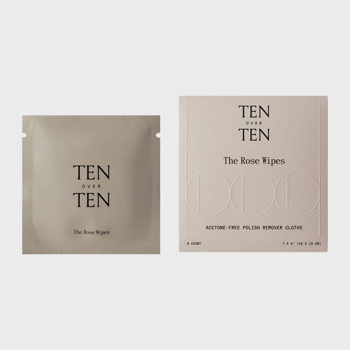 A beige packet labeled 