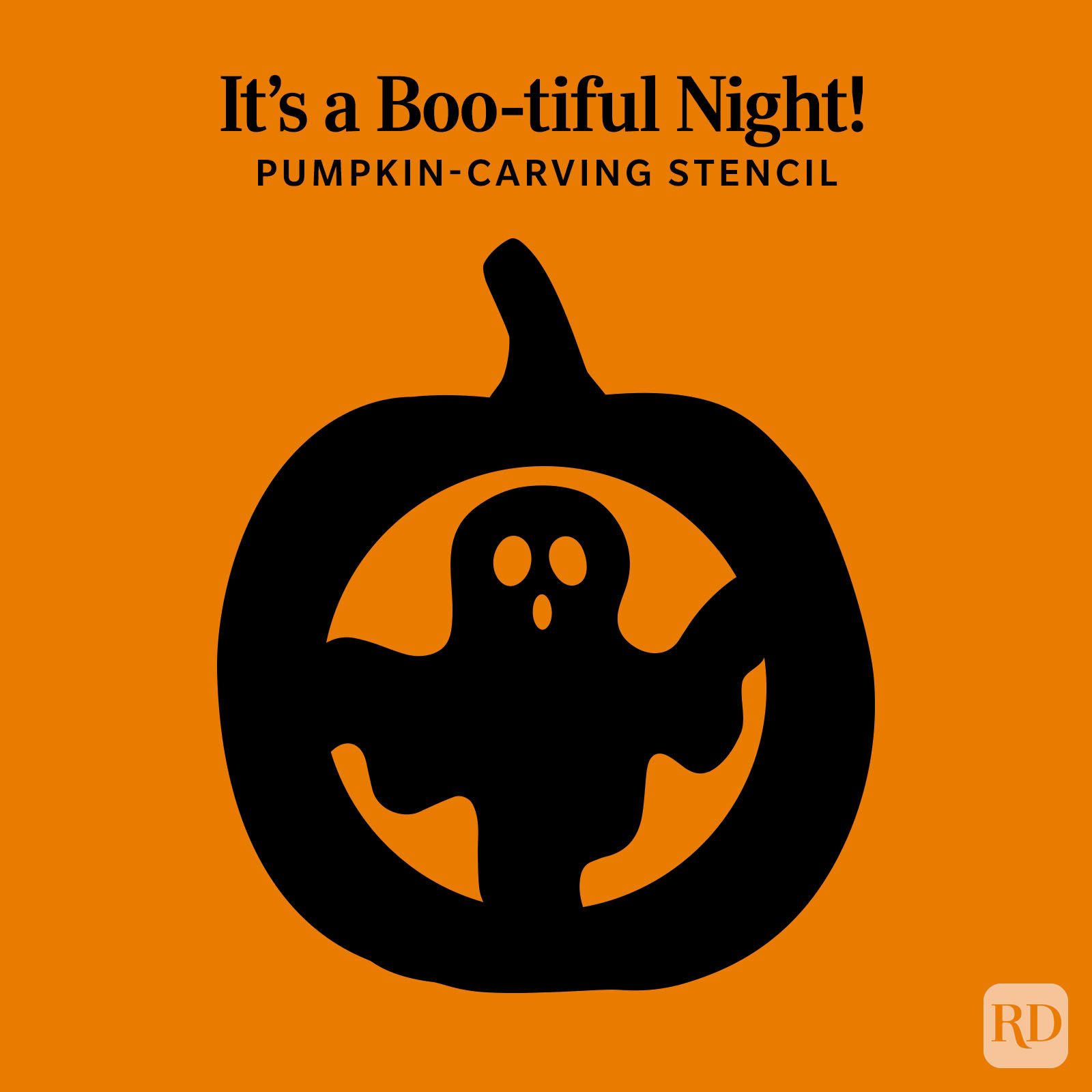 Pumpkin Carving Template 28