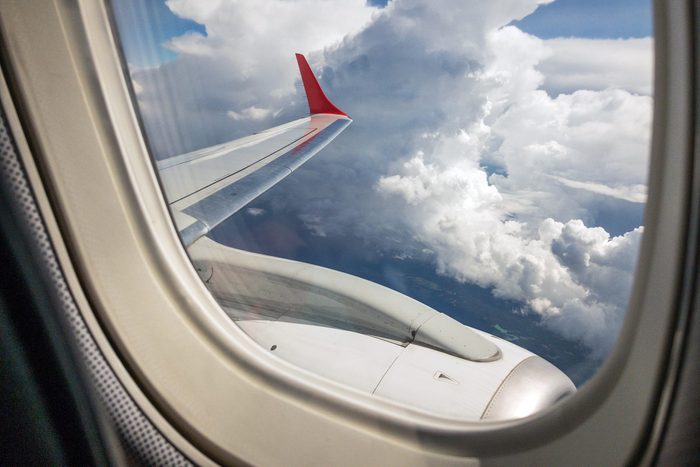 from airplane window