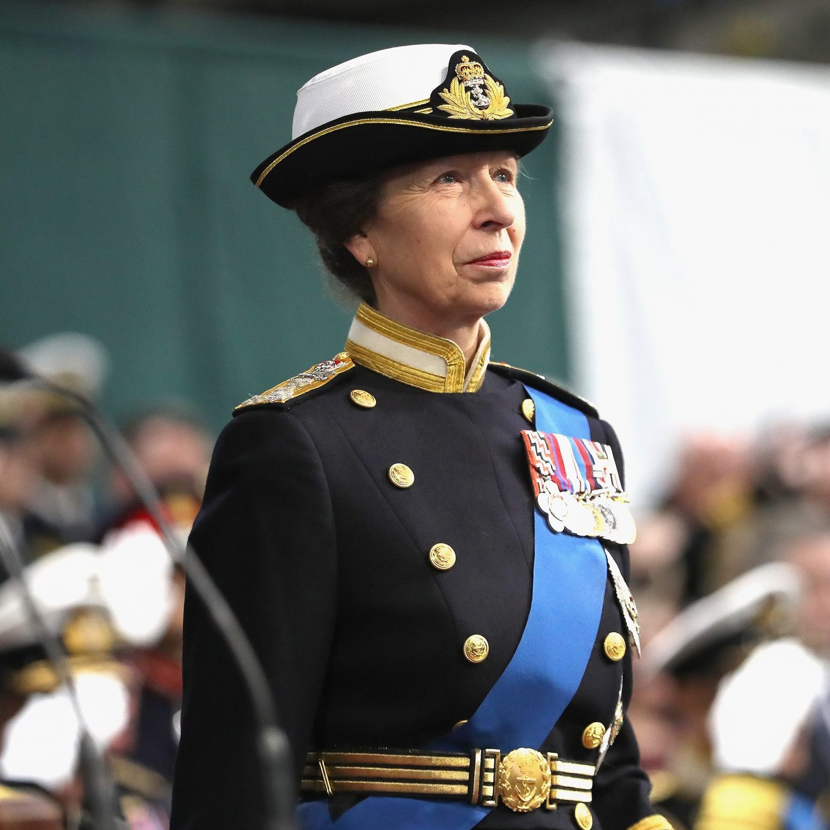 Princess Anne Visits HM Naval Base