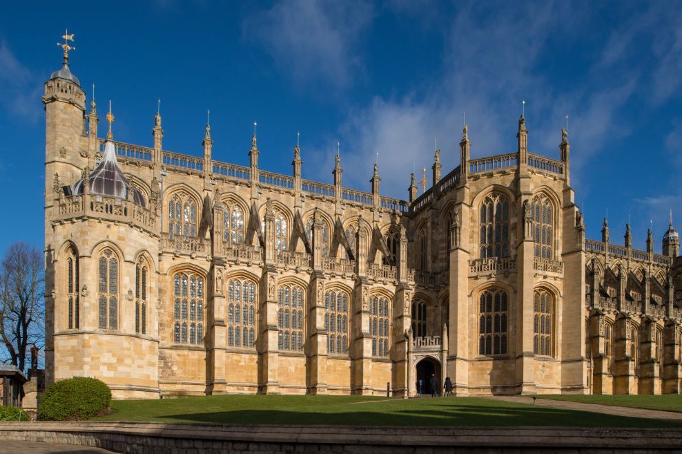 A view of St George's Chapel at Windsor Castle