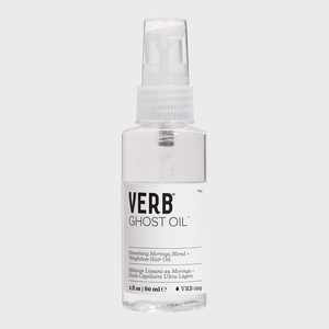 Transparent bottle with pump dispenser containing 