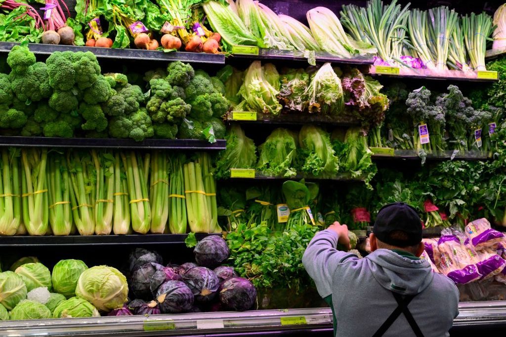 seasonal produce at a grocery store