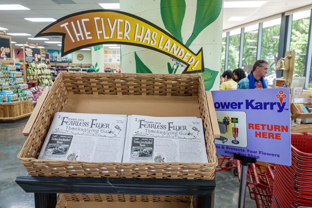 Florida, Miami Beach, Trader Joe's, grocery store, Fearless Flyer sales brochure