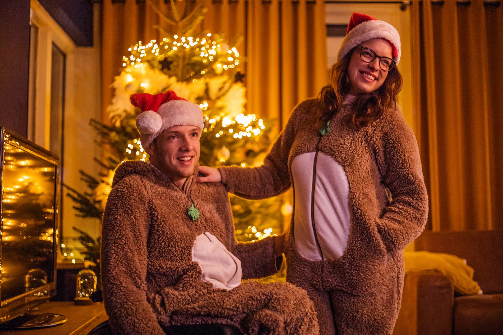 Christmas for disabled couple in xmas home