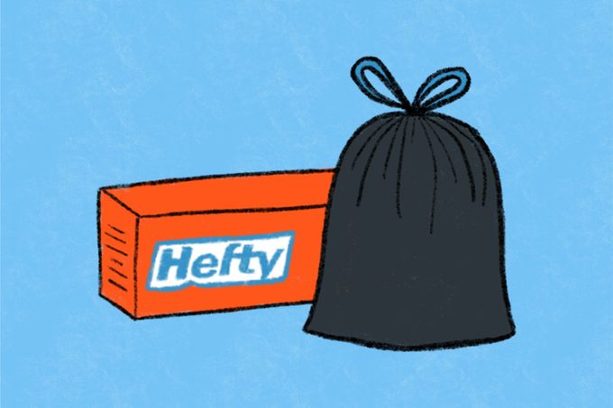 Hefty trash bags