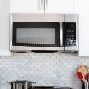 Microwave displaying 