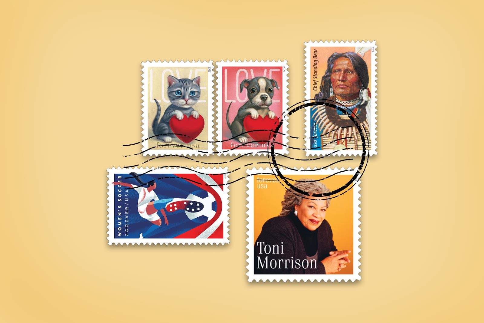 The New Stamps of 2023 Honor These Icons