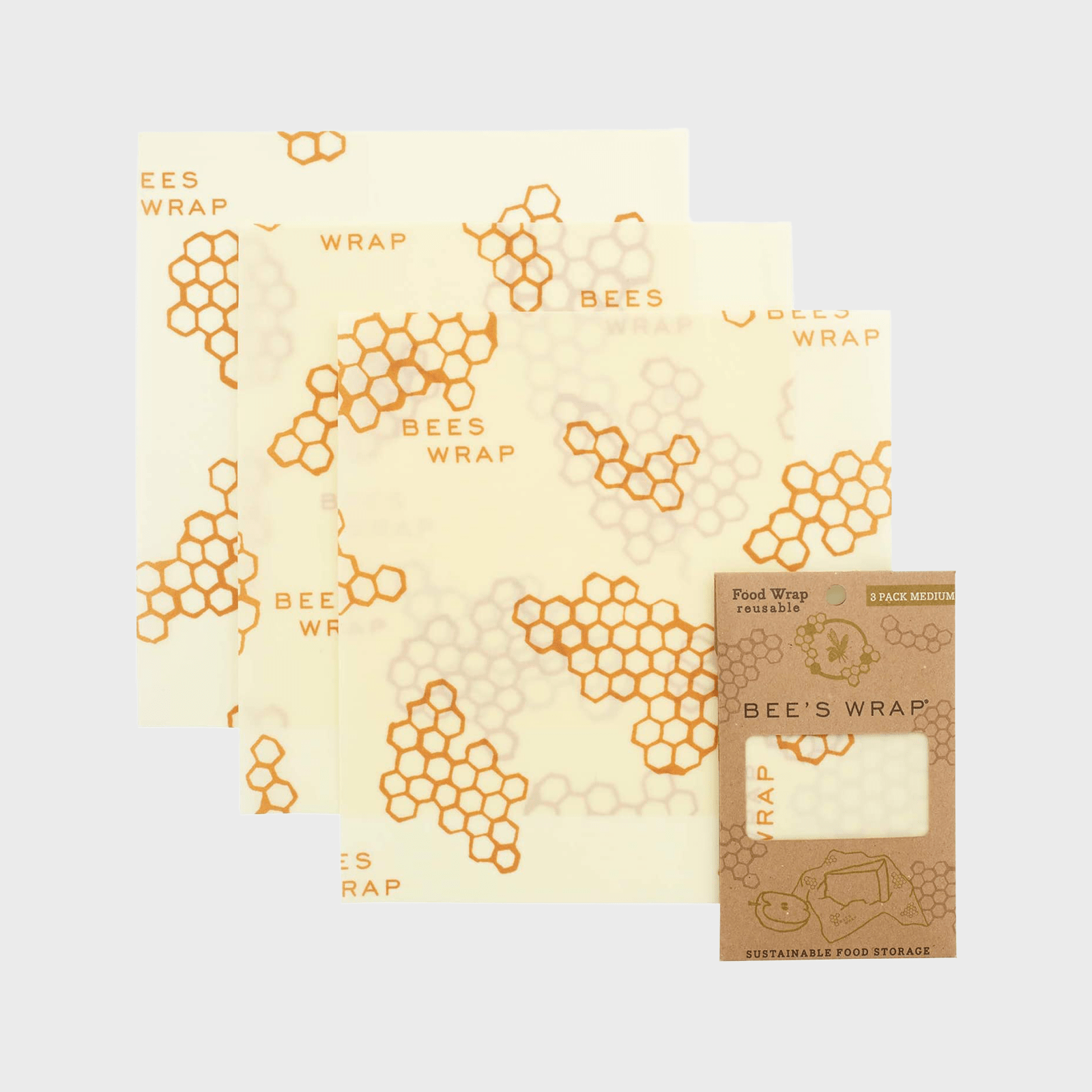 Bees Wrap Medium 3 Pack Ecomm Via Amazon.com