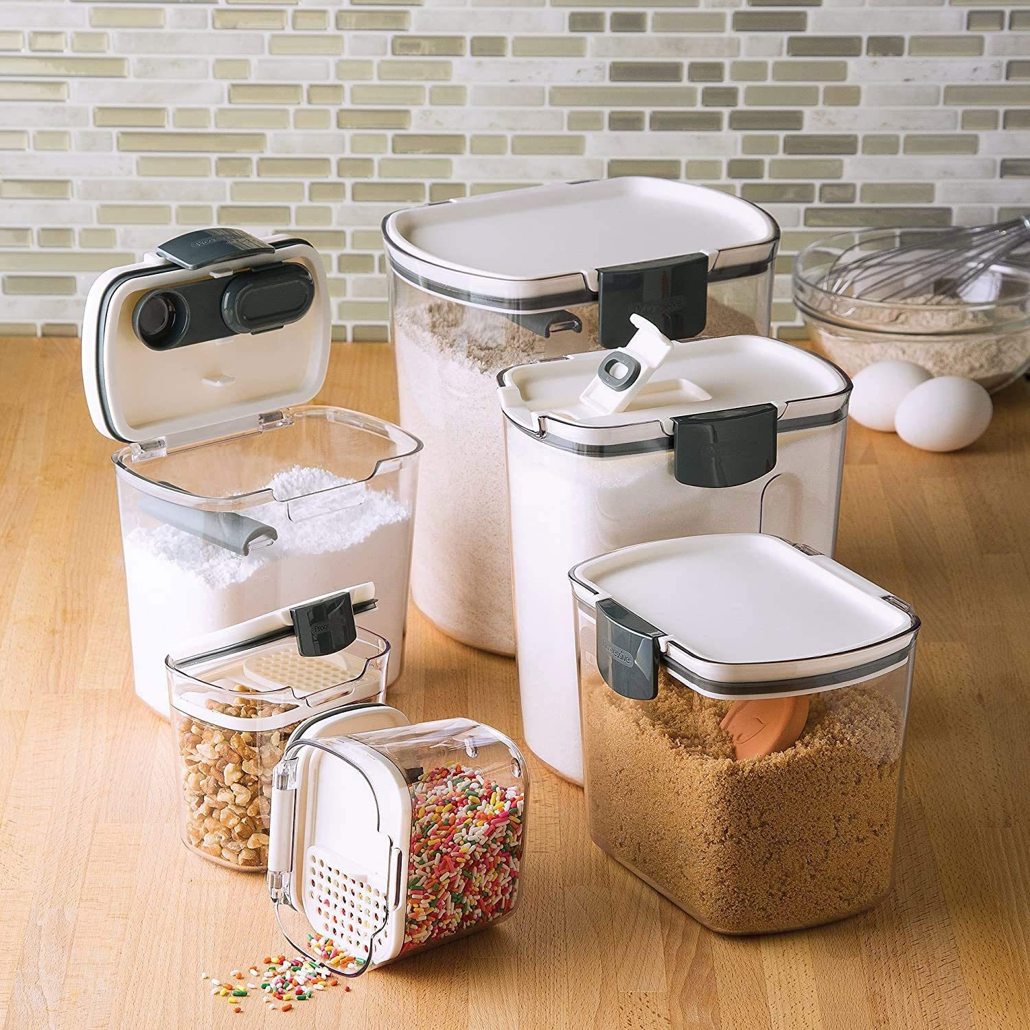 Progressive Prepworks Prokeeper 6 Piece Kitchen Containers Ecomm Via Amazon.com