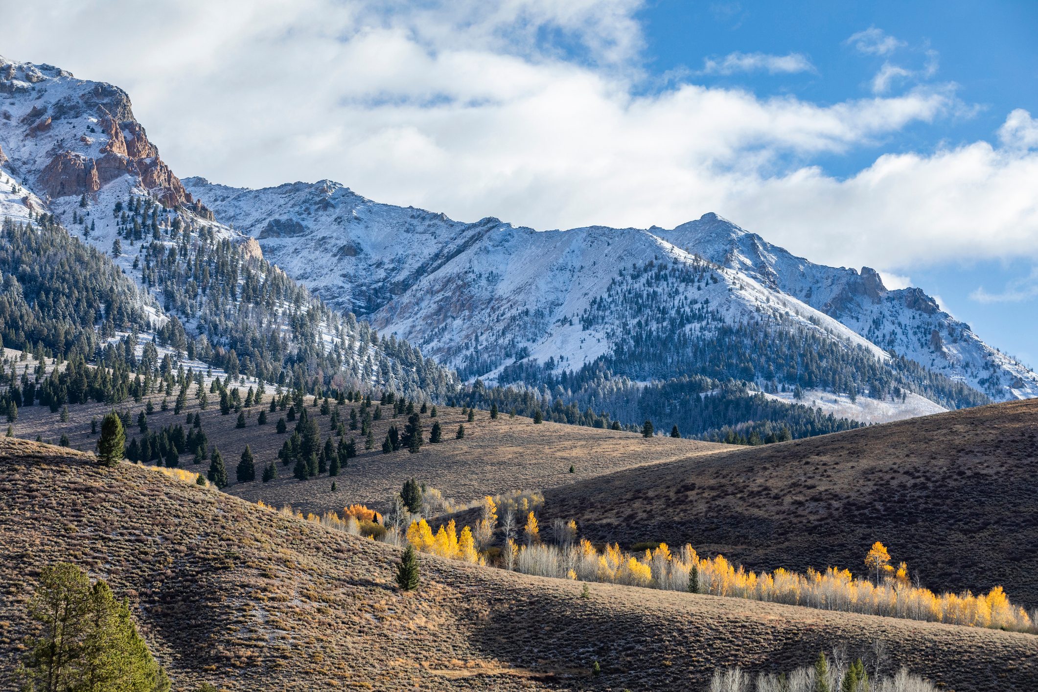 mountains in sun valley Idaho