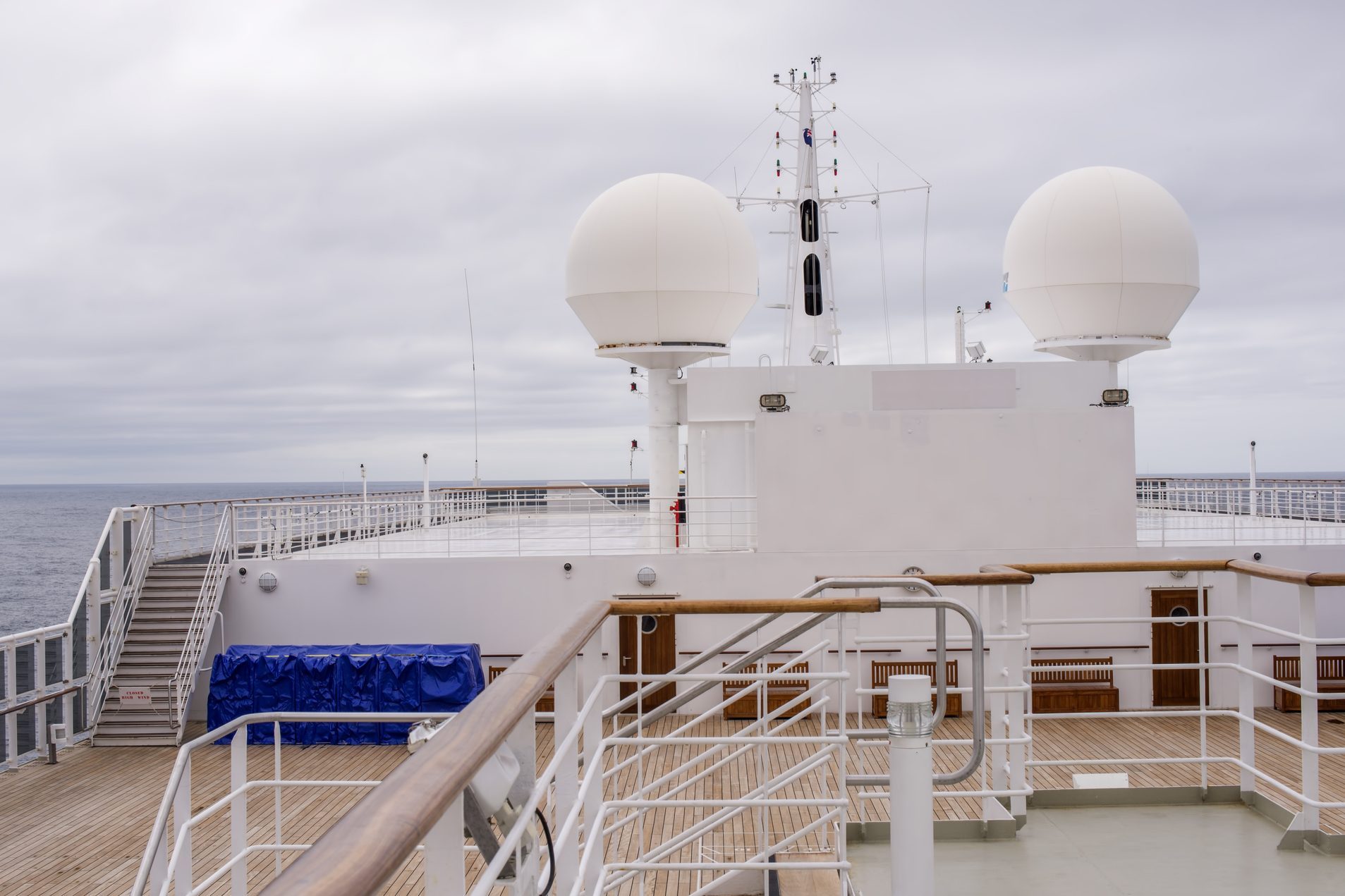 This Is What Those Big White Balls on Top of Cruise Ships Are