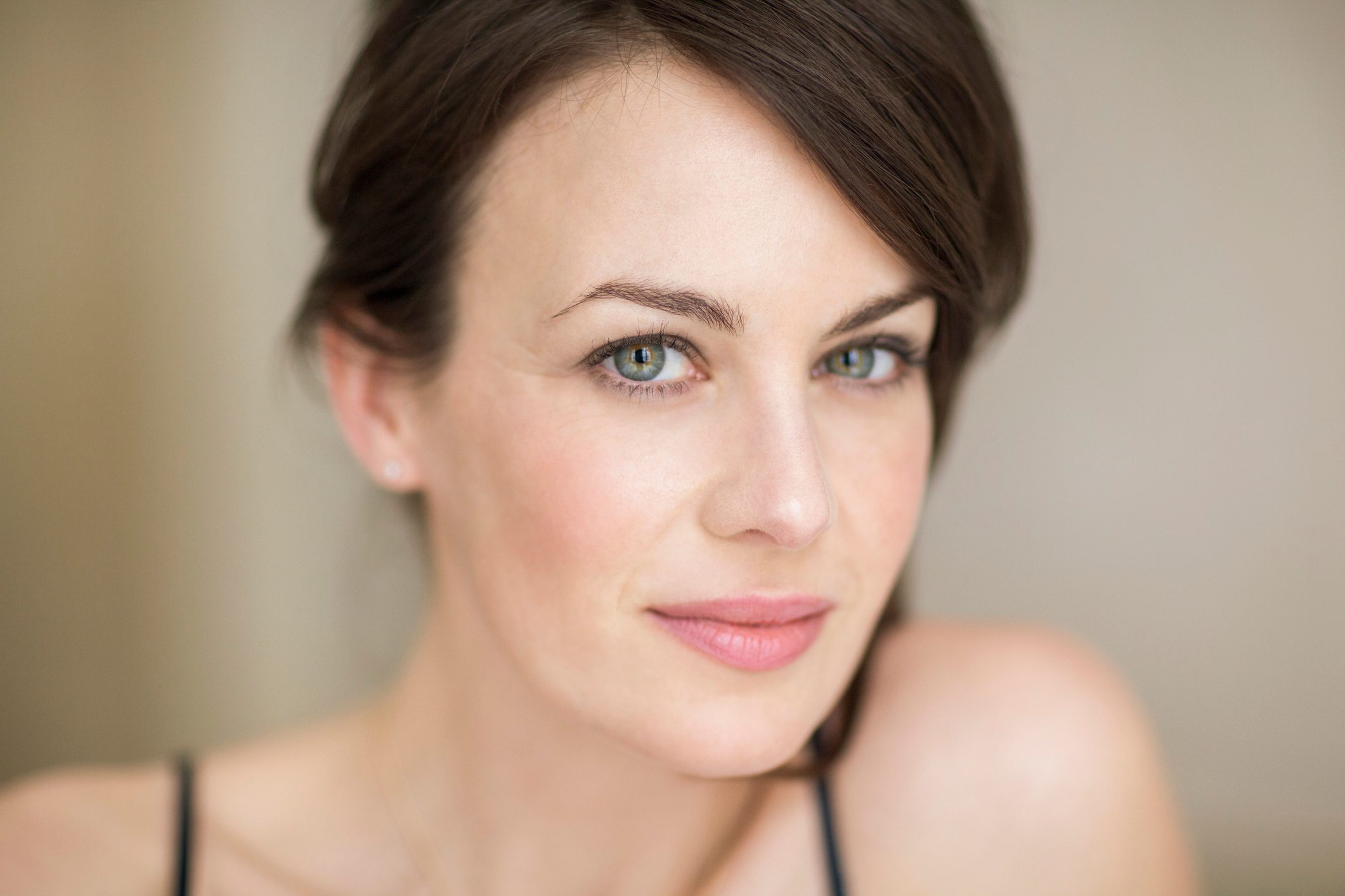 Portrait of a beautiful woman smiling