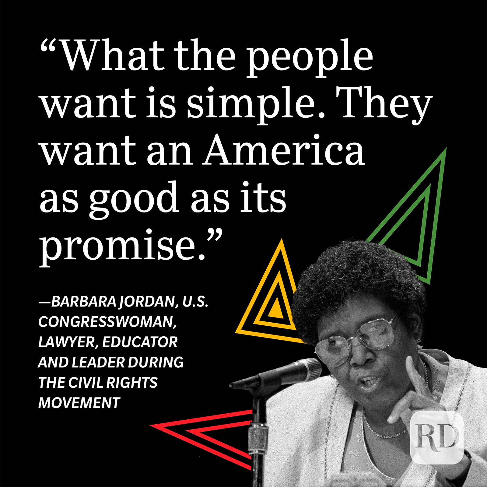Barbara Jordan Black History Month Quote V2