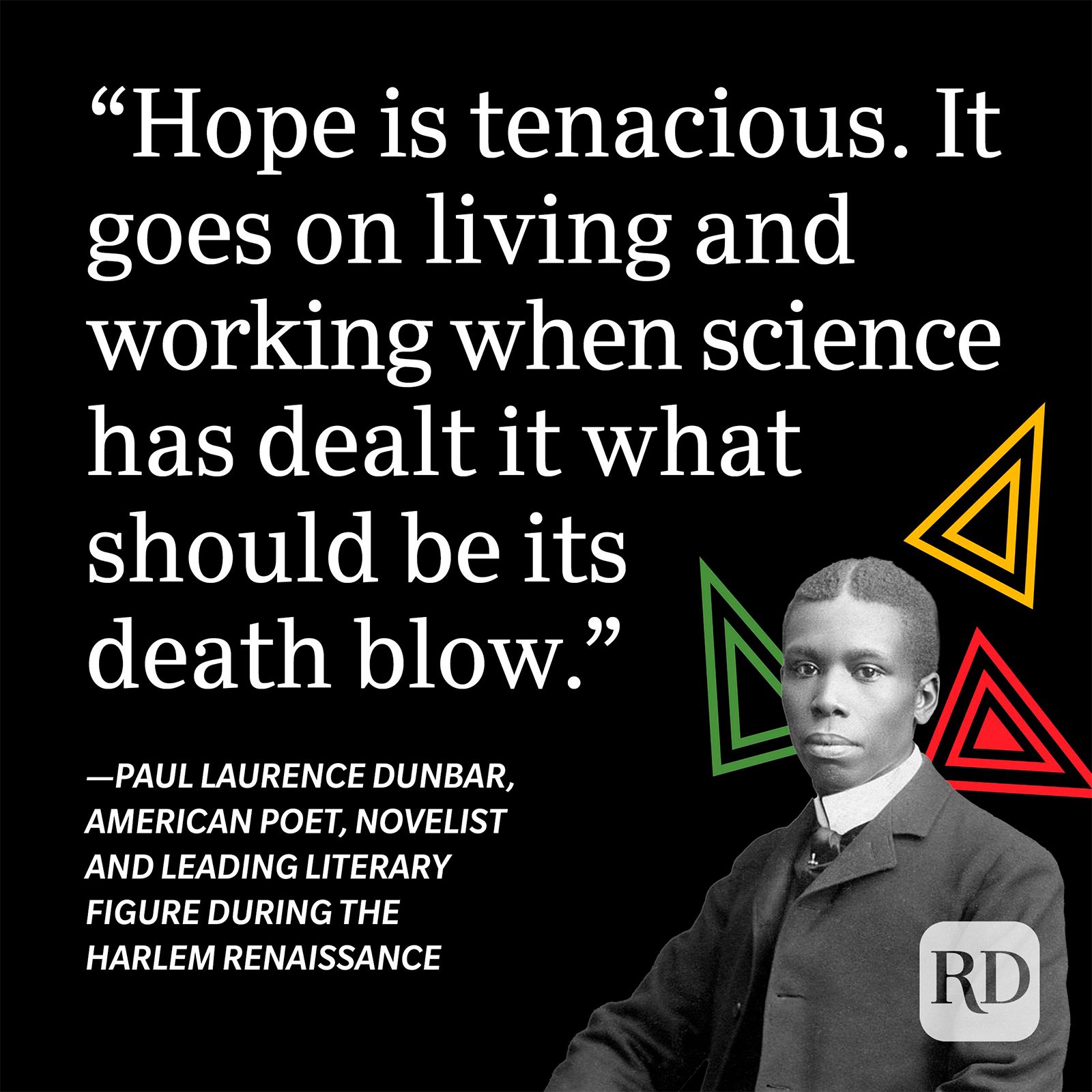 Paul Laurence Dunbar Black History Month Quote V2