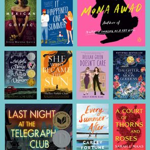 Book covers displayed in a grid; each features unique artwork and titles, including 