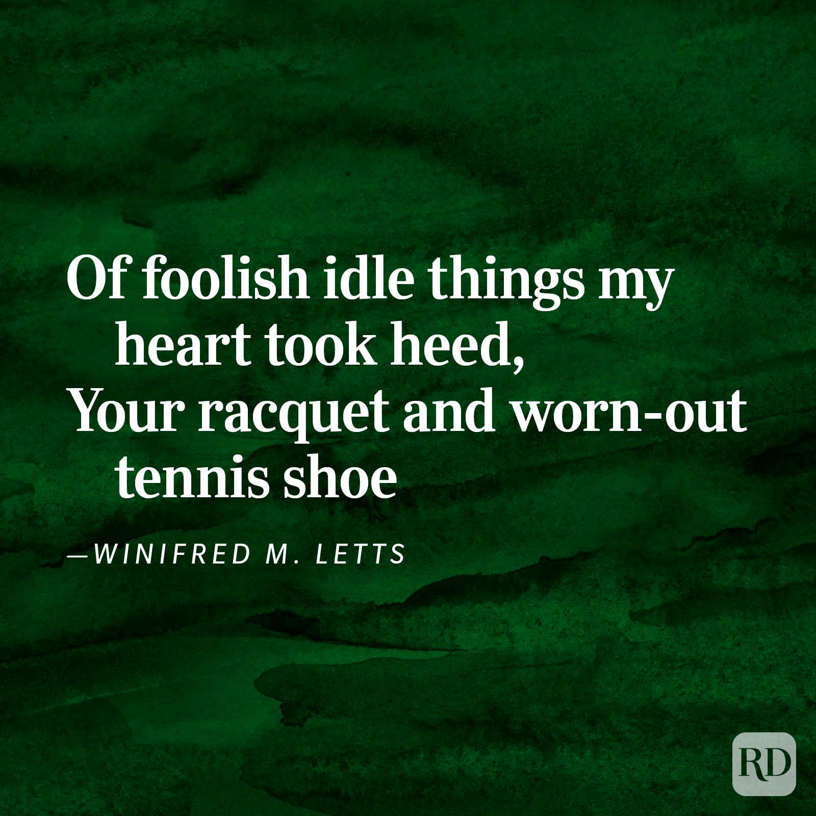 “Dead” by Winifred M. Letts