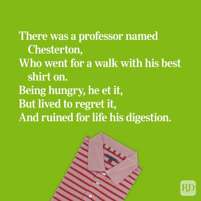 Limerick on a green background with a polo shirt