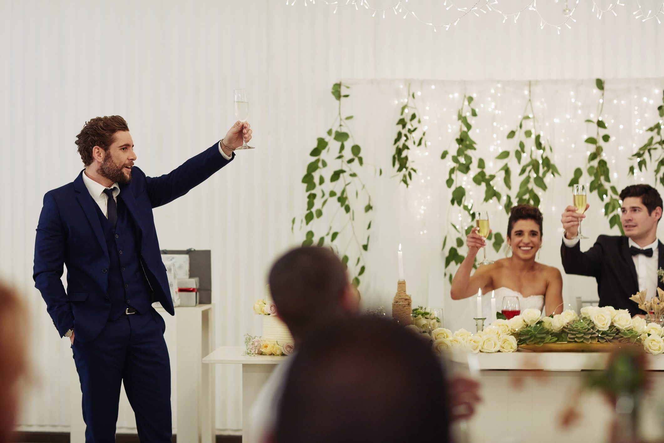 Here's to an unforgettable couple and an unforgettable day