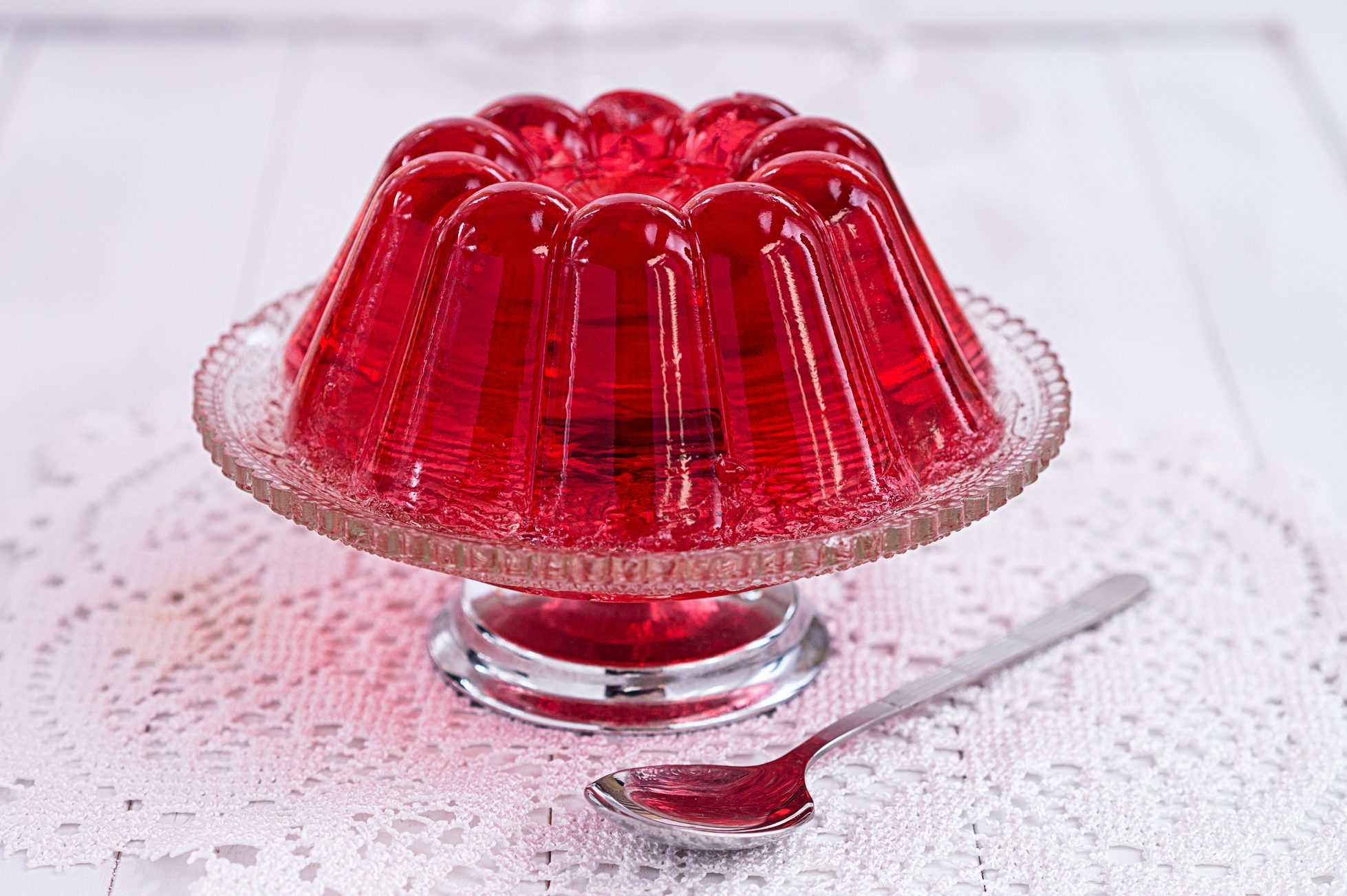 Red jello mold