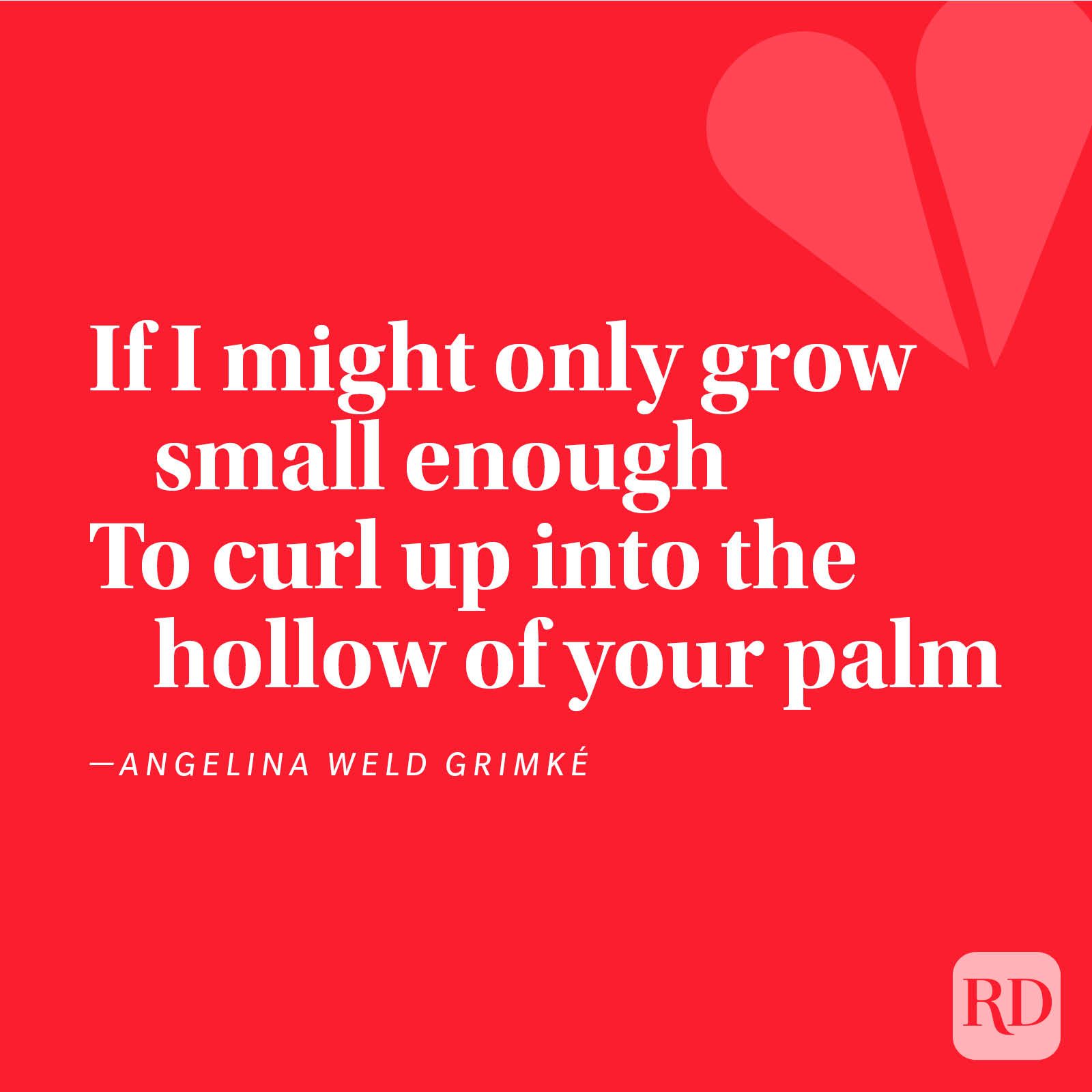 Love Poem Angelina Weld Grimké