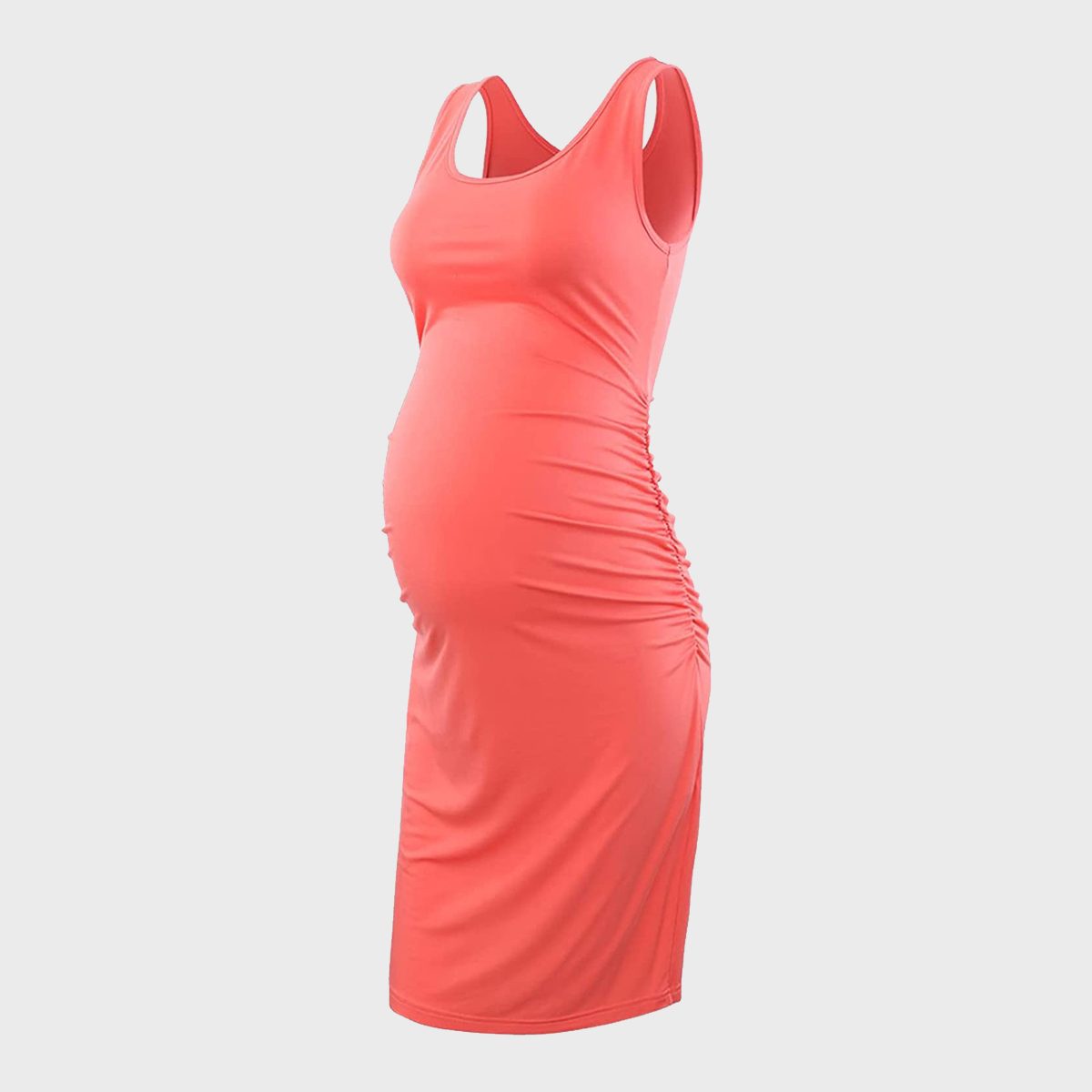 Sleeveless Maternity Tank Dress