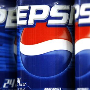 Soda cans display bold 