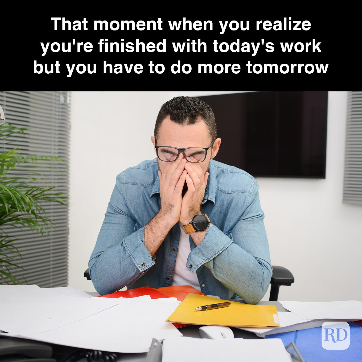 46 That Moment When You Realize You're Finished With Today's Work But You Have To Do More Tomorrow Gettyimages 1202847071
