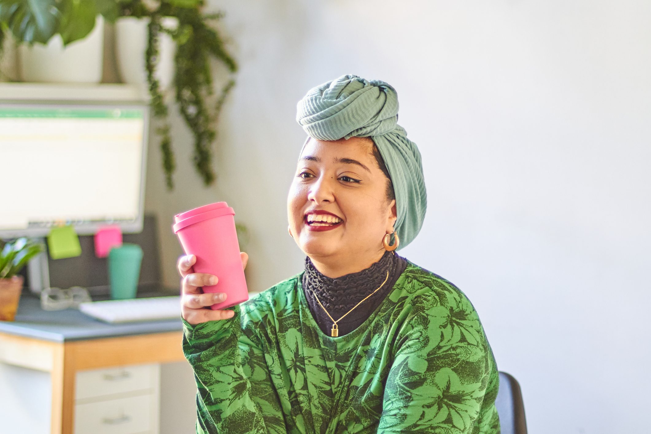 A portrait of a confident, successful woman