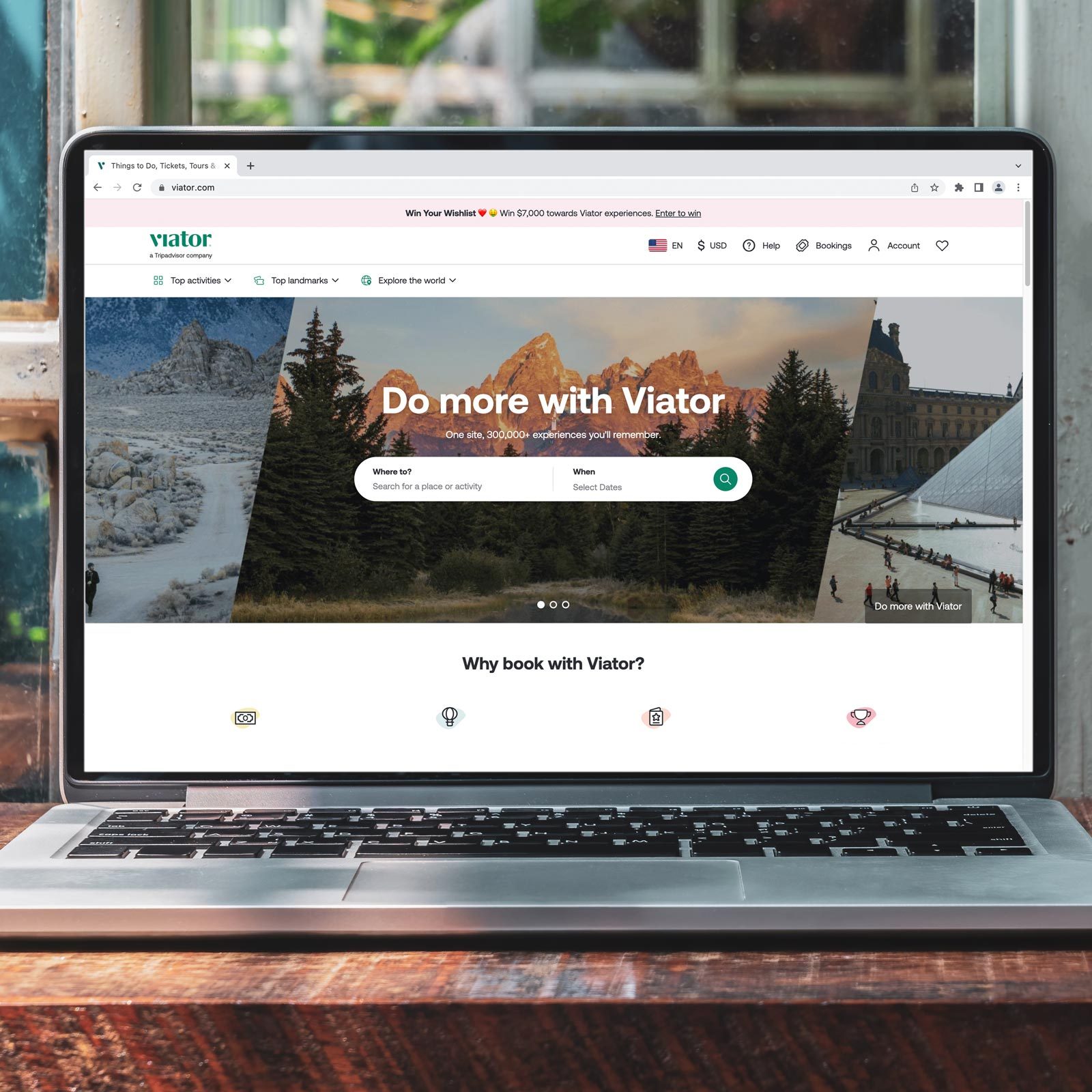 booking a cruise experience on Viator.com