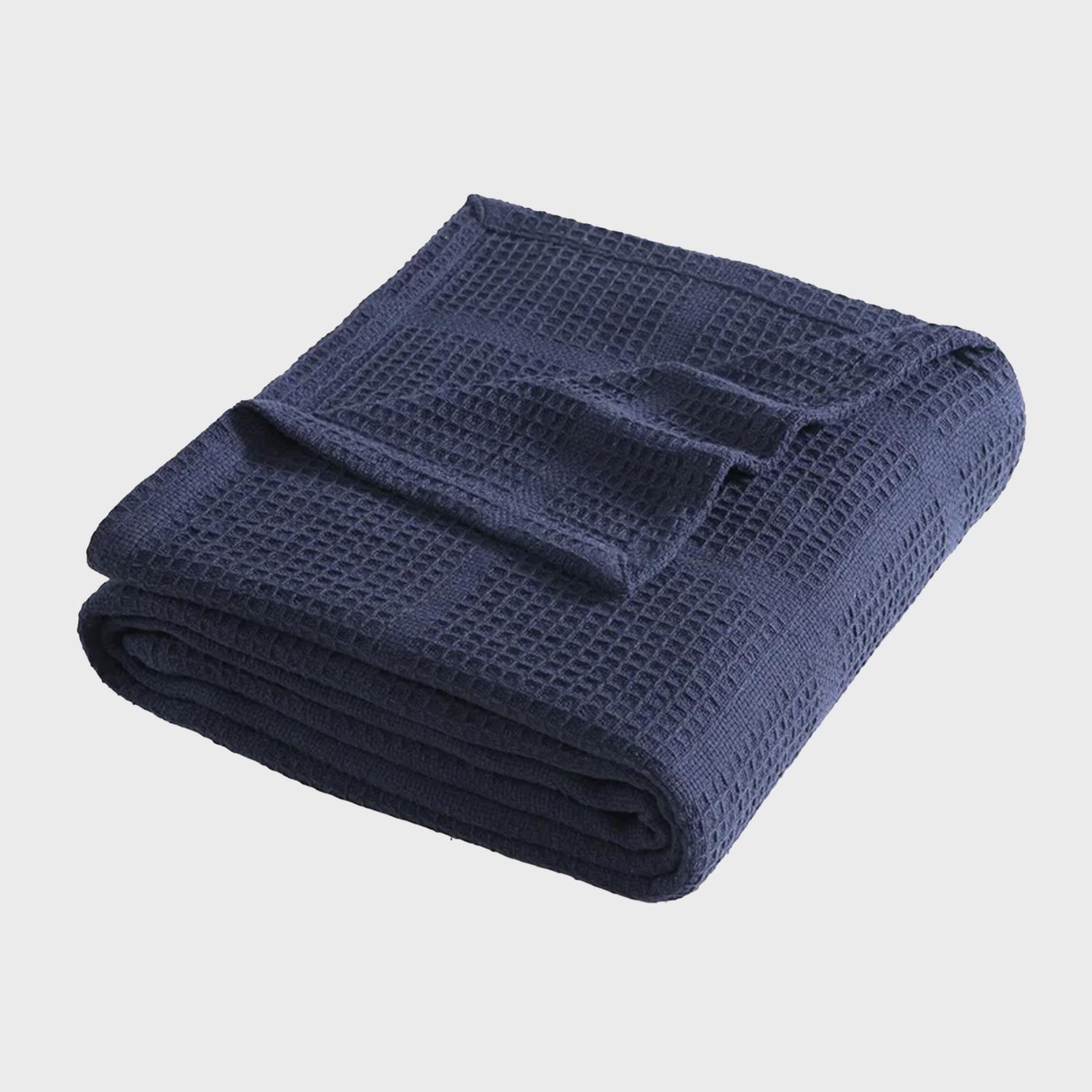 Kenneth Cole Waffle Weave Throw Blanket