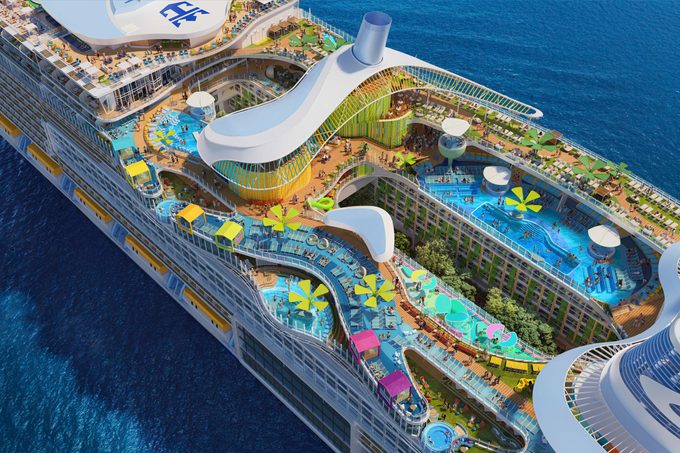 Royal Caribbean aerial rendering