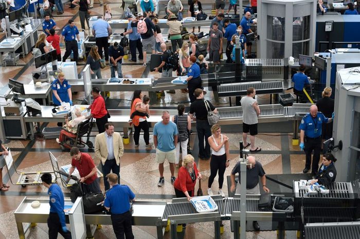 Denver International Airport scenes