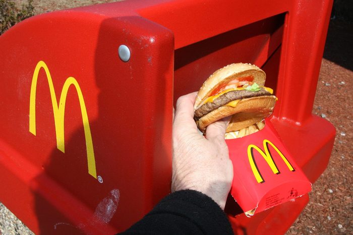McDonalds tray can