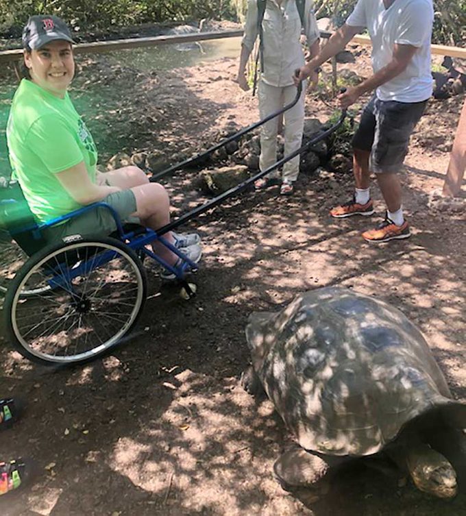 Original Wheelchair Elizabeth Doughman Galapagos