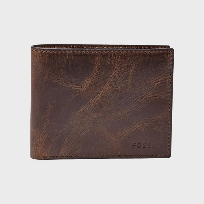 Wallet embossed with 