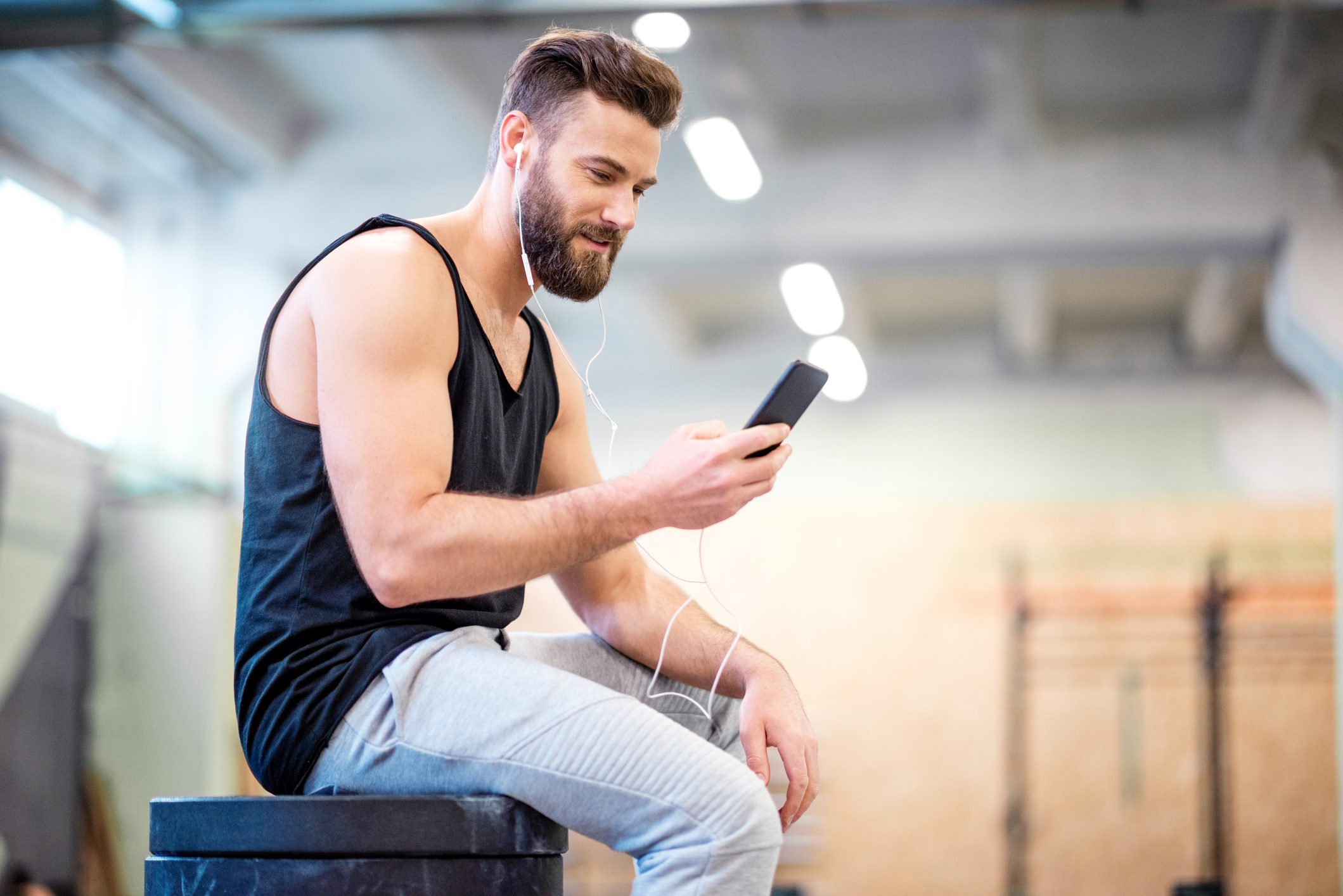 gym workout in the gym