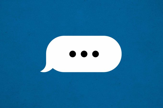 What is ghosting speech bubble