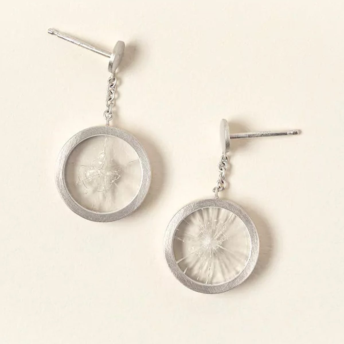 Shattered Glass Ceiling Earrings