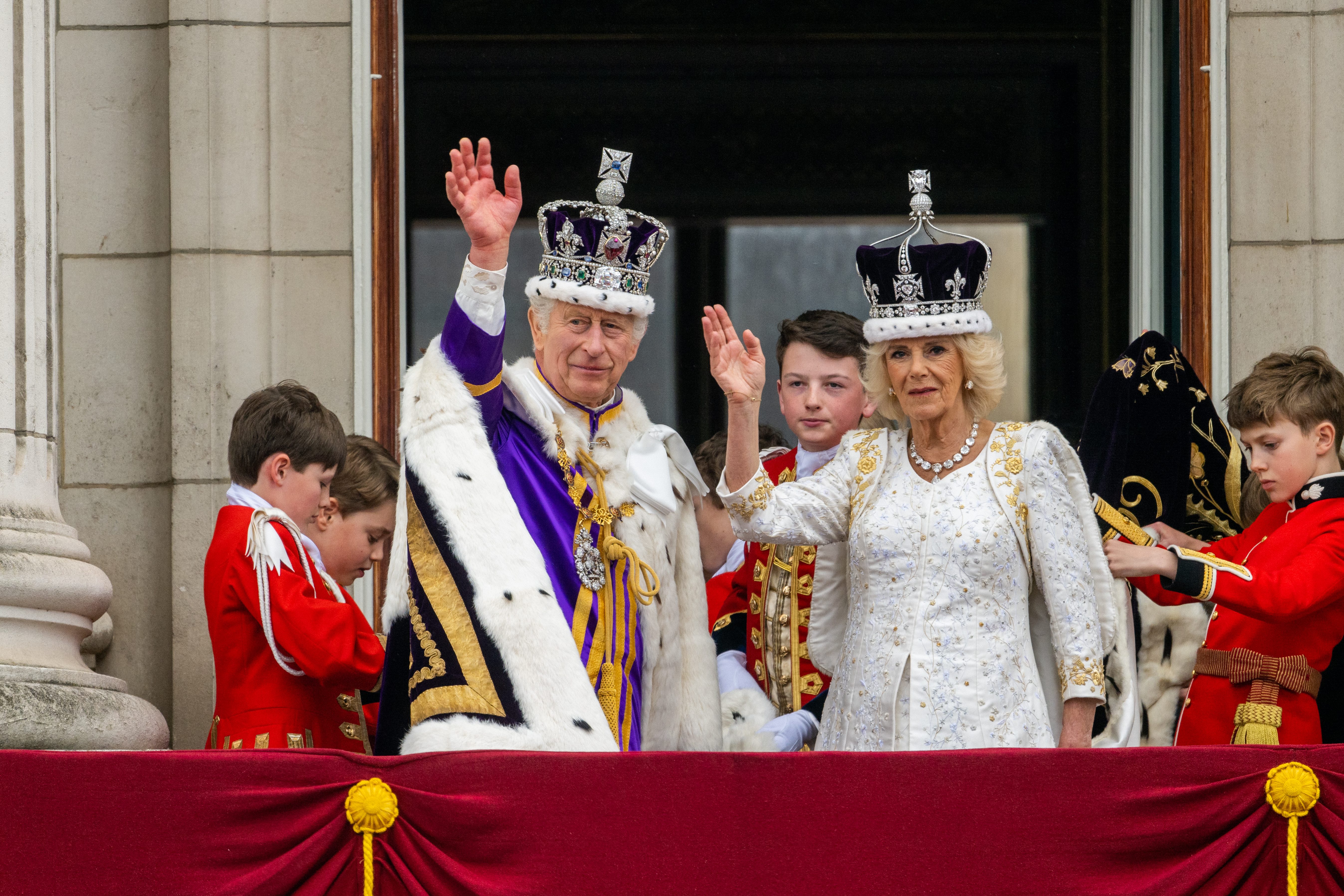 Their Majesties King Charles III And Queen Camilla - Coronation Day