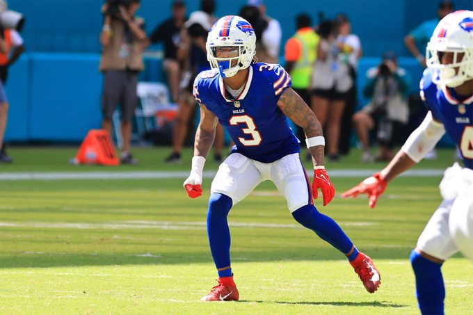 Damar Hamlin back on the field with his team