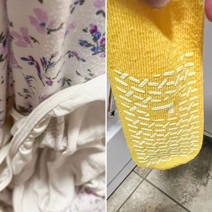 Test Number 1 with different fabrics and weight