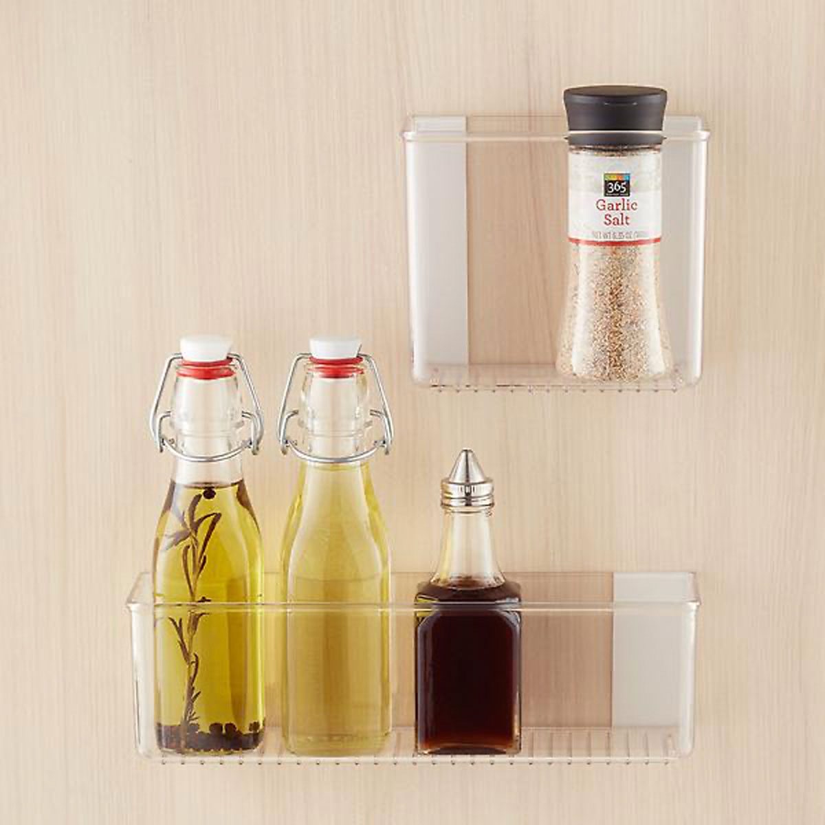 Idesign Affixx Adhesive Organizer Bin