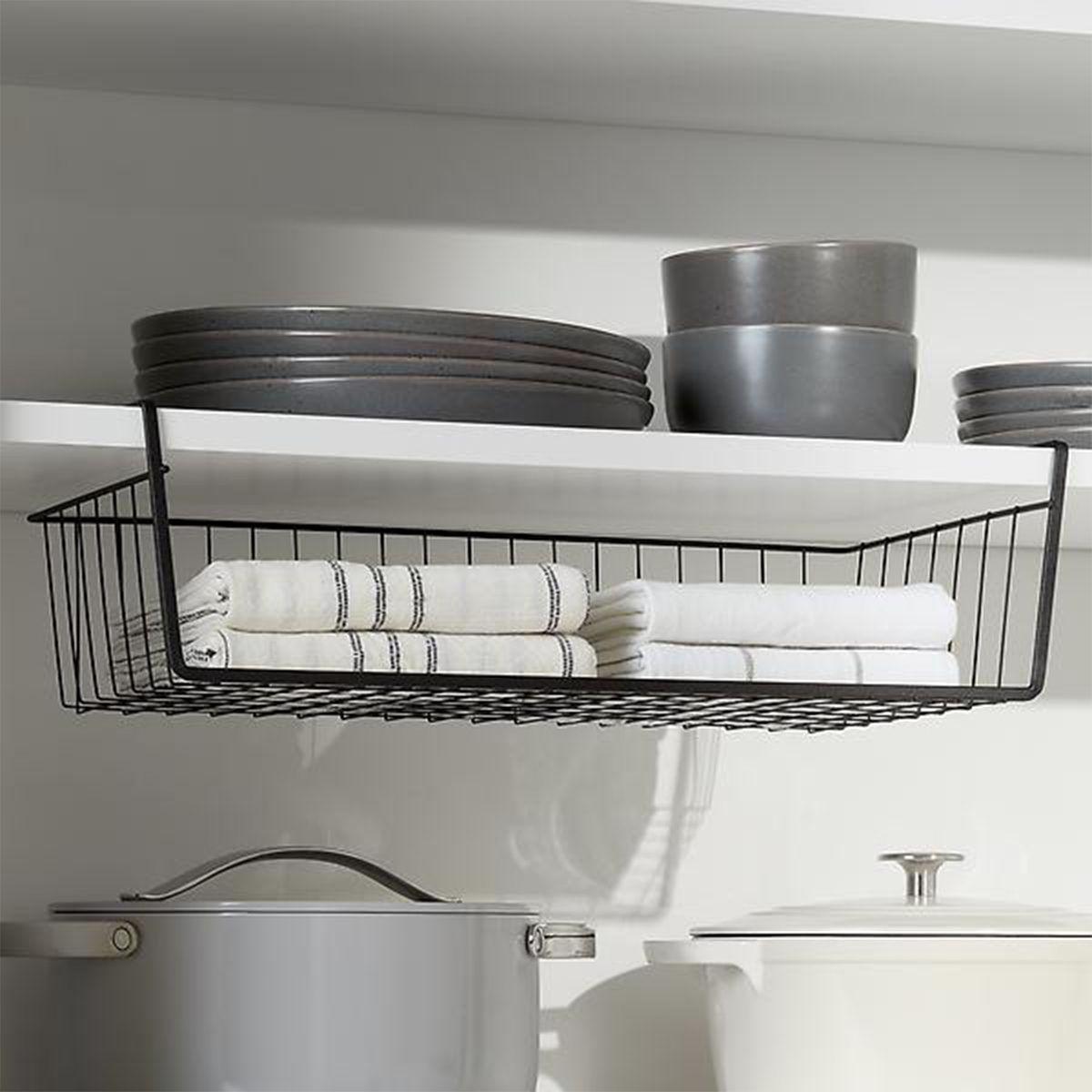 Metaltex Medium Undershelf Basket