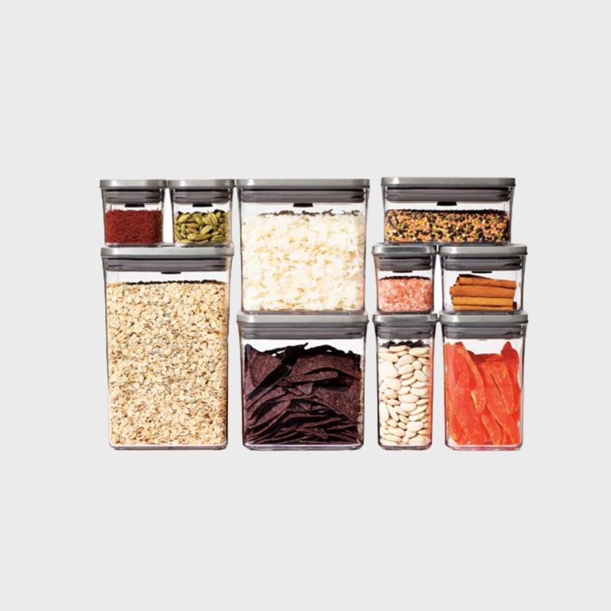 Steel 12 Piece Container Set