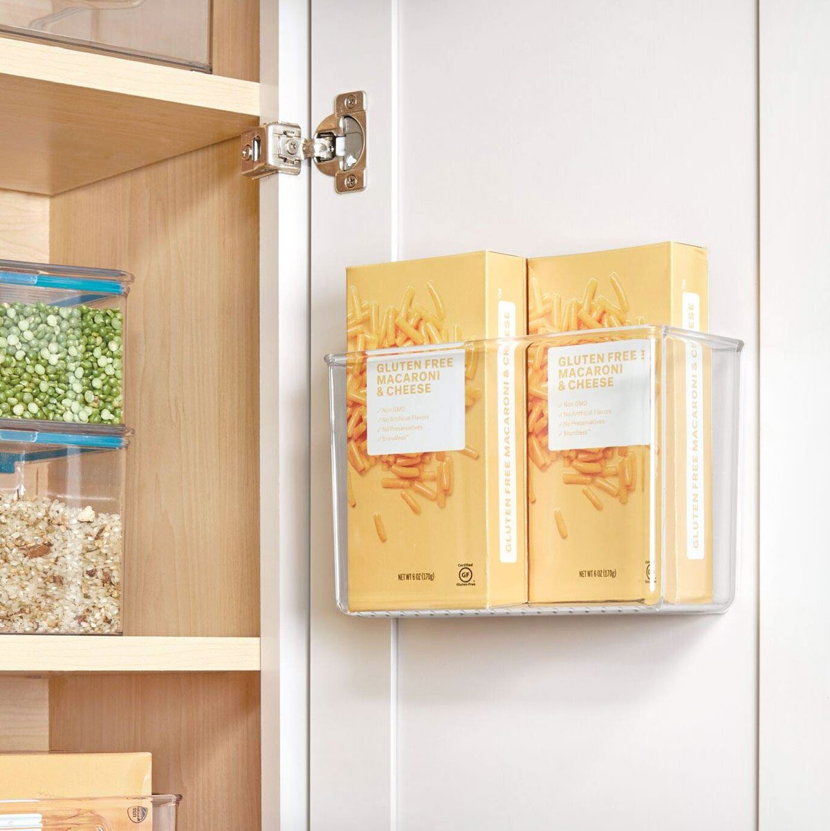 Idesign Affixx Plastic Wall Mount Organizer For Kitchen