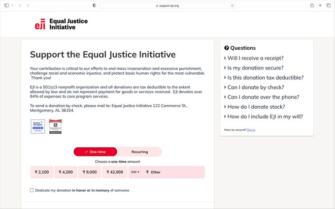 55 Blm Charities And Organizations To Donate To Right Now Ecomm Via Support.eji.org