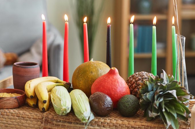 still life with symbols of kwanza